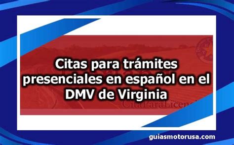 cita licencia de conducir|Virginia DMV